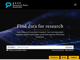 'researchdata.edu.au' screenshot
