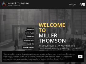 'millerthomson.com' screenshot