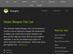 'goongloo.com' screenshot