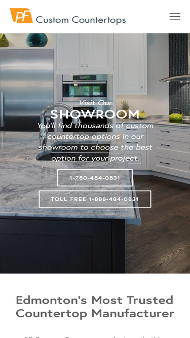 pfcustomcountertops.com