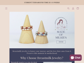 Madeofmilkies homepage screenshot