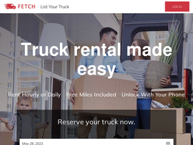 'fetchtruck.com' screenshot
