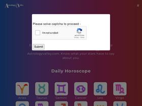 'astrologyvalley.com' screenshot