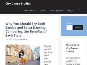 'citydance.org' screenshot