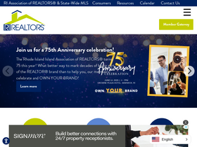 'rirealtors.org' screenshot