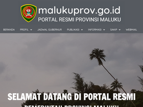 'jdih.malukuprov.go.id' screenshot