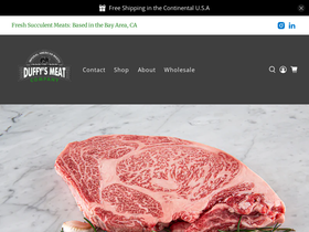 duffysmeatco.com homepage screenshot