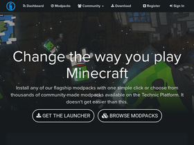 'technicpack.net' screenshot