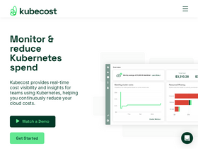 'kubecost.com' screenshot