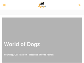 'worldofdogz.com' screenshot