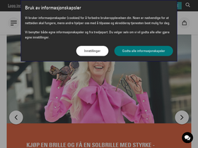 'interoptik.no' screenshot