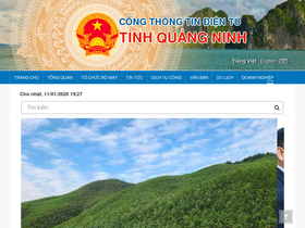 'qlda.quangninh.gov.vn' screenshot