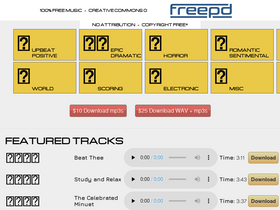 'freepd.com' screenshot