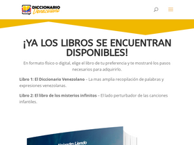 'diccionariovenezolano.com' screenshot