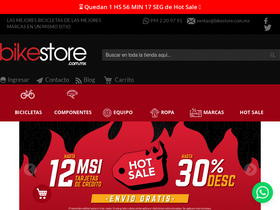 'bikestore.com.mx' screenshot