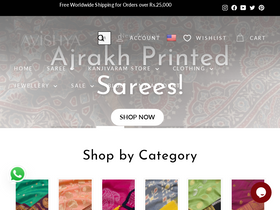 'avishya.com' screenshot