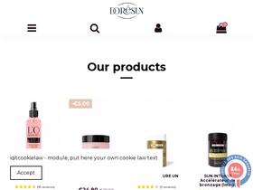 doresun.com homepage screenshot