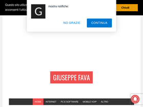 'giuseppefava.com' screenshot