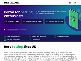 'betzoid.com' screenshot