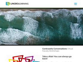 'lingrolearning.com' screenshot