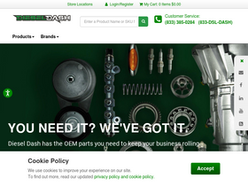 'dieseldash.com' screenshot