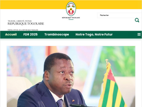 'republiquetogolaise.com' screenshot