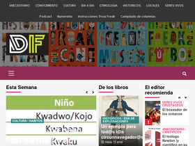 'datosfreak.org' screenshot