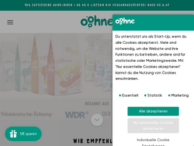 ooohne.de homepage screenshot