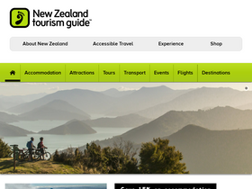 'tourism.net.nz' screenshot