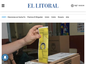 'ellitoral.com' screenshot
