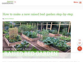 'savvygardening.com' screenshot