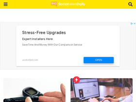 'socialnewsdaily.com' screenshot