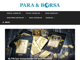 'paraborsa.net' screenshot