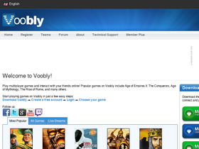 'voobly.com' screenshot