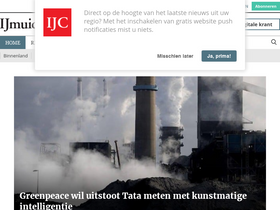 'ijmuidercourant.nl' screenshot