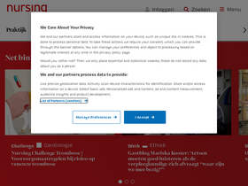 'nursing.nl' screenshot