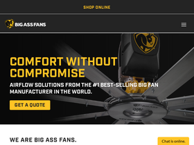 'bigassfans.com' screenshot
