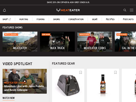'themeateater.com' screenshot