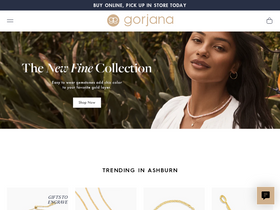 'gorjana.com' screenshot