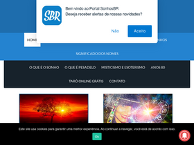 'sonhosbr.com.br' screenshot
