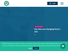 'naati.com.au' screenshot