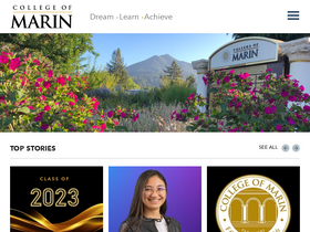 'marin.edu' screenshot