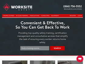 'worksitesafety.ca' screenshot