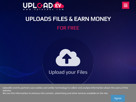 'uploadev.org' screenshot