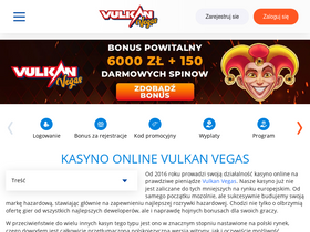 'vulkanvegas-pl.com' screenshot