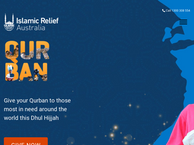 'islamicrelief.org.au' screenshot