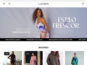 thelumara.com homepage screenshot