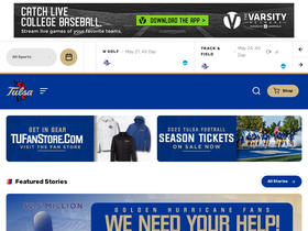 'tulsahurricane.com' screenshot