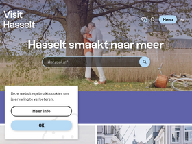 'visithasselt.be' screenshot