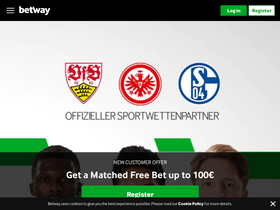 'betway.de' screenshot